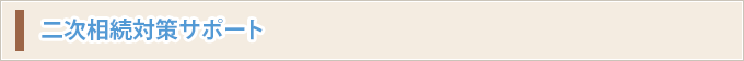 二次相続対策サポート